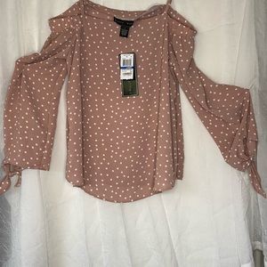 POLLY & ESTHER: Bare shoulder top